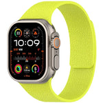 سوار ساعة سيليكون مغناطيسي بنقشة قشرة الليتشي، لساعات Apple Watch مقاسات 46مم / 49مم / 45مم / 44مم، لساعات Apple Watch مقاسات 42مم / 41مم / 40مم / 38مم