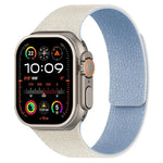 سوار ساعة سيليكون مغناطيسي بنقشة قشرة الليتشي، لساعات Apple Watch مقاسات 46مم / 49مم / 45مم / 44مم، لساعات Apple Watch مقاسات 42مم / 41مم / 40مم / 38مم