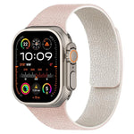 سوار ساعة سيليكون مغناطيسي بنقشة قشرة الليتشي، لساعات Apple Watch مقاسات 46مم / 49مم / 45مم / 44مم، لساعات Apple Watch مقاسات 42مم / 41مم / 40مم / 38مم