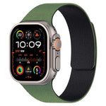 سوار ساعة سيليكون مغناطيسي بنقشة قشرة الليتشي، لساعات Apple Watch مقاسات 46مم / 49مم / 45مم / 44مم، لساعات Apple Watch مقاسات 42مم / 41مم / 40مم / 38مم