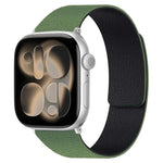 سوار ساعة سيليكون مغناطيسي بنقشة قشرة الليتشي، لساعات Apple Watch مقاسات 46مم / 49مم / 45مم / 44مم، لساعات Apple Watch مقاسات 42مم / 41مم / 40مم / 38مم