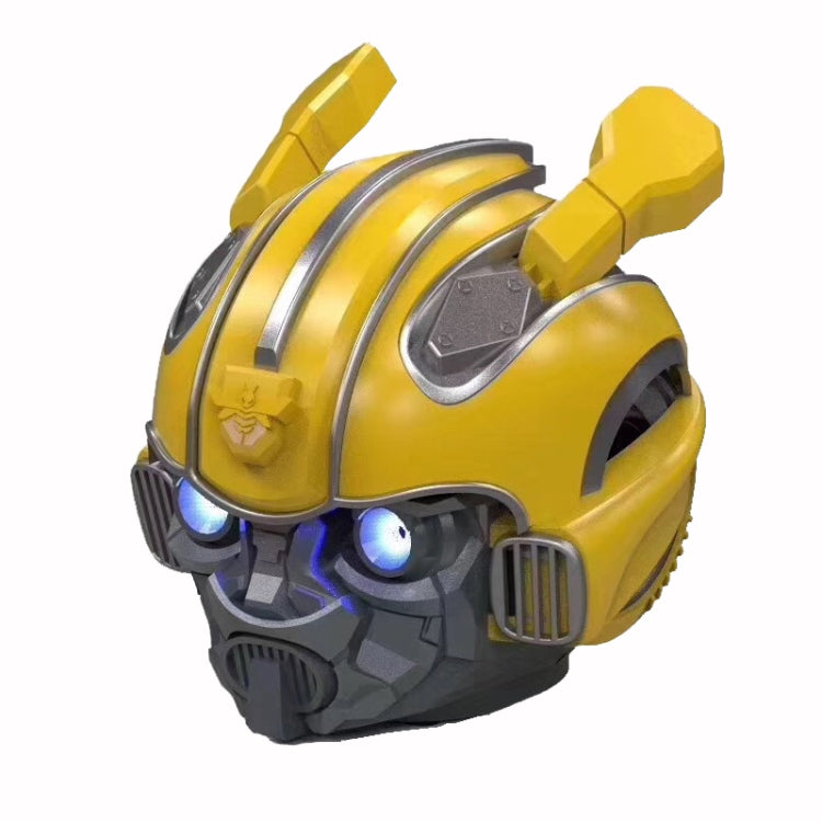 مكبر صوت بلوتوث 5.0، مكبر صوت كرتوني Bumblebee، يدعم TF، وظيفة FM، مادة معدنية