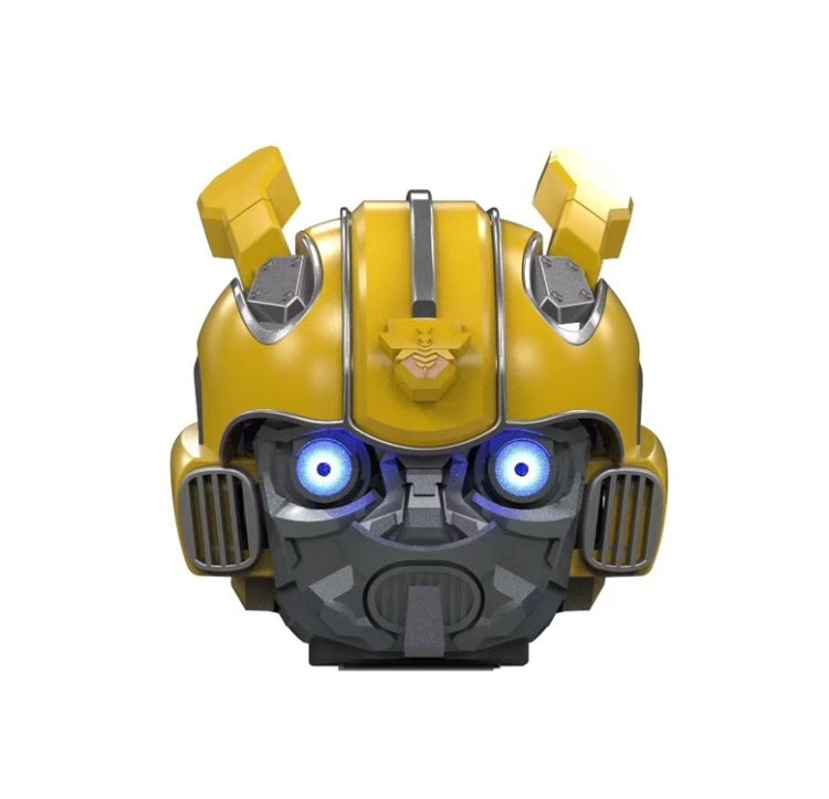 مكبر صوت بلوتوث 5.0، مكبر صوت كرتوني Bumblebee، يدعم TF، وظيفة FM، مادة معدنية