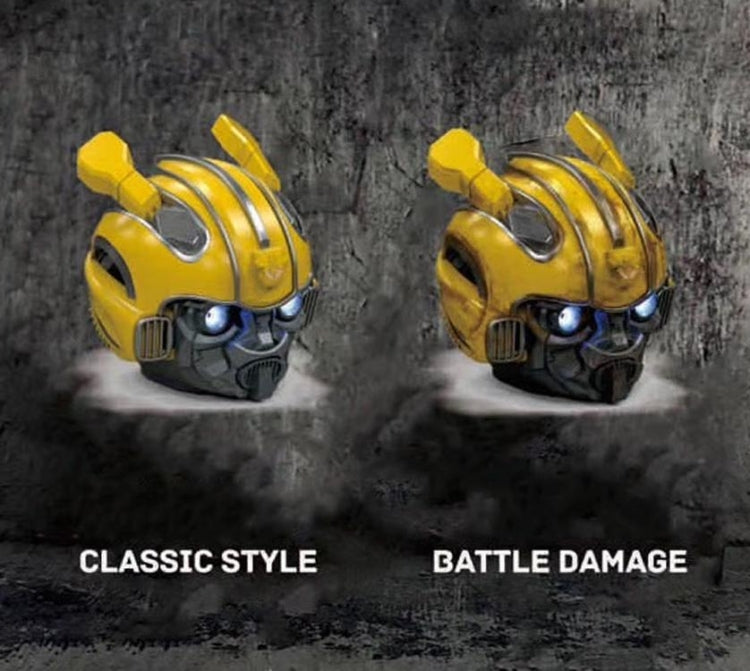 مكبر صوت بلوتوث 5.0، مكبر صوت كرتوني Bumblebee، يدعم TF، وظيفة FM، مادة معدنية