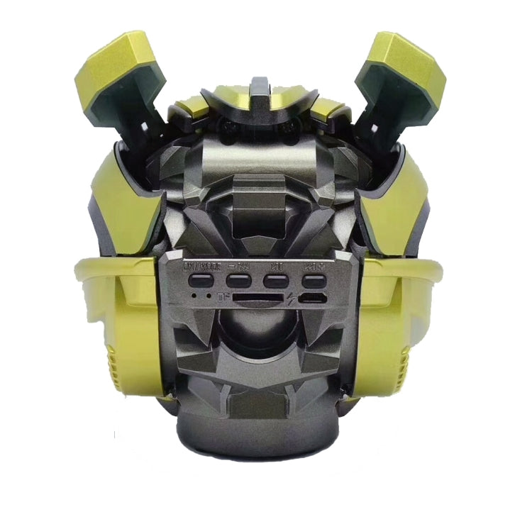 مكبر صوت بلوتوث 5.0، مكبر صوت كرتوني Bumblebee، يدعم TF، وظيفة FM، مادة معدنية