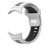 سوار ساعة من السيليكون بإبزيم عكسي بلونين، لساعات Google Pixel Watch 4 / Watch 3 45mm