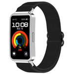 Slide Buckle Nylon Elastic Braided Watch Band, For Huawei Band 10 / 10 NFC / 9 / 9 NFC