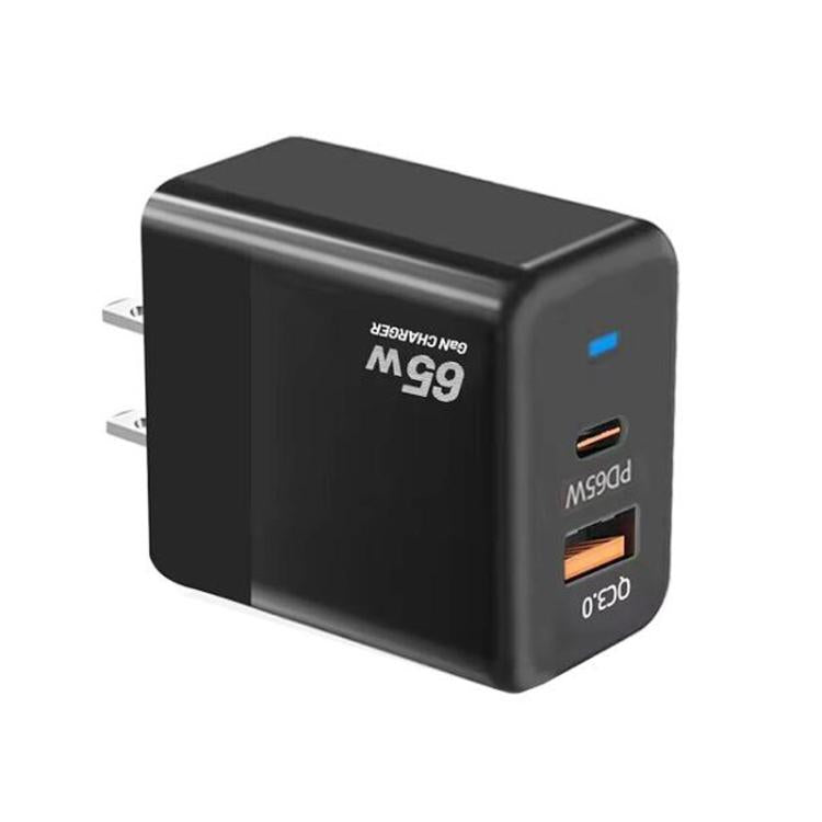 شاحن GaN PD 45 واط + QC3.0 USB متوافق بالكامل لبروتوكول ماك بوك، قابس الولايات المتحدة، قابس الولايات المتحدة