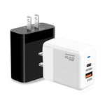 GaN PD 45W + QC3.0 USB Fully Compatible Protocol Charger for MacBook，US Plug, US Plug