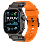 سوار ساعة معدني موصل من TPU من Kalebol Outdoor Explorer، لساعات Apple Watch بمقاسات 46مم / 49مم / 45مم / 44مم