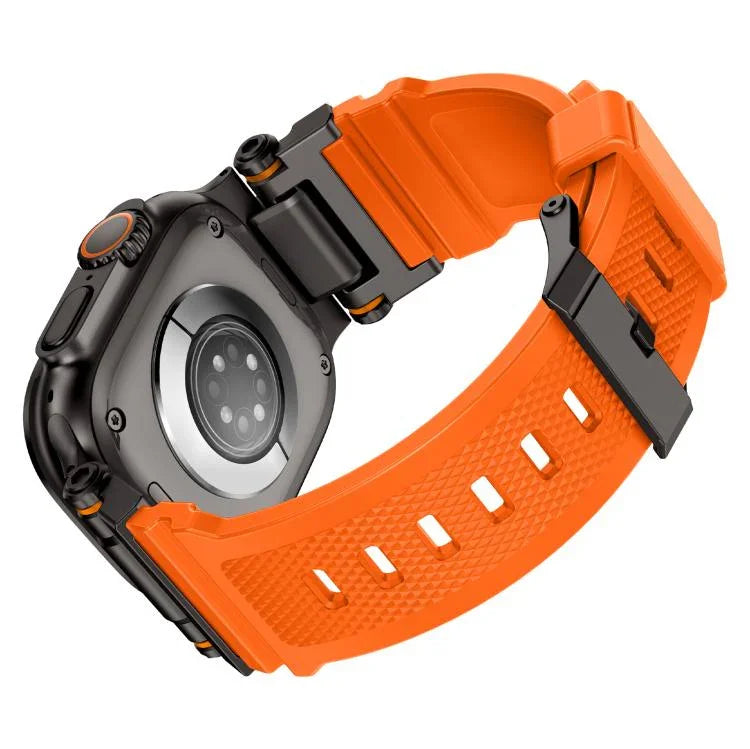 سوار ساعة معدني موصل من TPU من Kalebol Outdoor Explorer، لساعات Apple Watch بمقاسات 46مم / 49مم / 45مم / 44مم