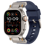 سوار ساعة معدني موصل من TPU من Kalebol Outdoor Explorer، لساعات Apple Watch بمقاسات 46مم / 49مم / 45مم / 44مم