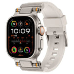 سوار ساعة معدني موصل من TPU من Kalebol Outdoor Explorer، لساعات Apple Watch بمقاسات 46مم / 49مم / 45مم / 44مم