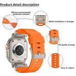 سوار ساعة معدني موصل من TPU من Kalebol Outdoor Explorer، لساعات Apple Watch بمقاسات 46مم / 49مم / 45مم / 44مم