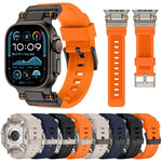 سوار ساعة معدني موصل من TPU من Kalebol Outdoor Explorer، لساعات Apple Watch بمقاسات 46مم / 49مم / 45مم / 44مم