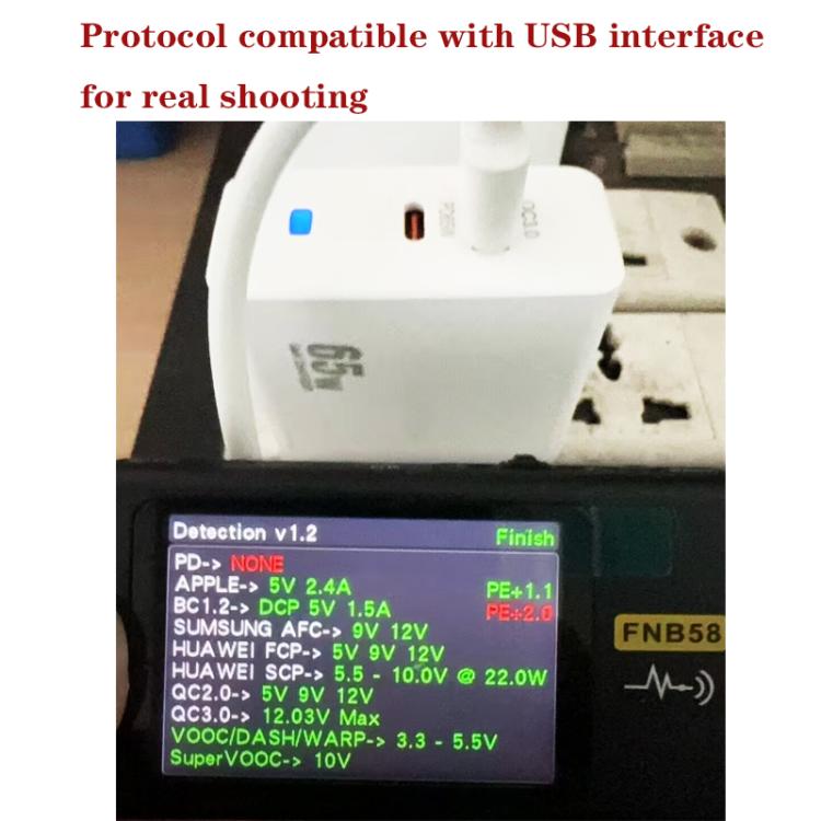شاحن PD41 GaN PD 45 واط + USB مع كابل بيانات USB-C إلى USB-C / 8 Pin للآيفون، قابس الولايات المتحدة، قابس الولايات المتحدة