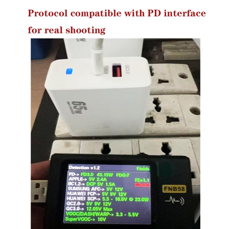 شاحن PD41 GaN PD 45 واط + USB مع كابل بيانات USB-C إلى USB-C / 8 Pin للآيفون، قابس المملكة المتحدة، قابس المملكة المتحدة