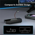 محول محطة إرساء WAVLINK UHP3426 لجهاز Steam Deck مع منفذ RJ45 جيجابت و 100 واط PD، 6 في 1