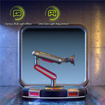 حامل ذراع شاشة ألعاب مكتبي مع إضاءة RGB 32-60 بوصة NORTH BAYOU L60، L60