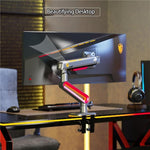حامل ذراع شاشة ألعاب مكتبي مع إضاءة RGB 32-60 بوصة NORTH BAYOU L60، L60
