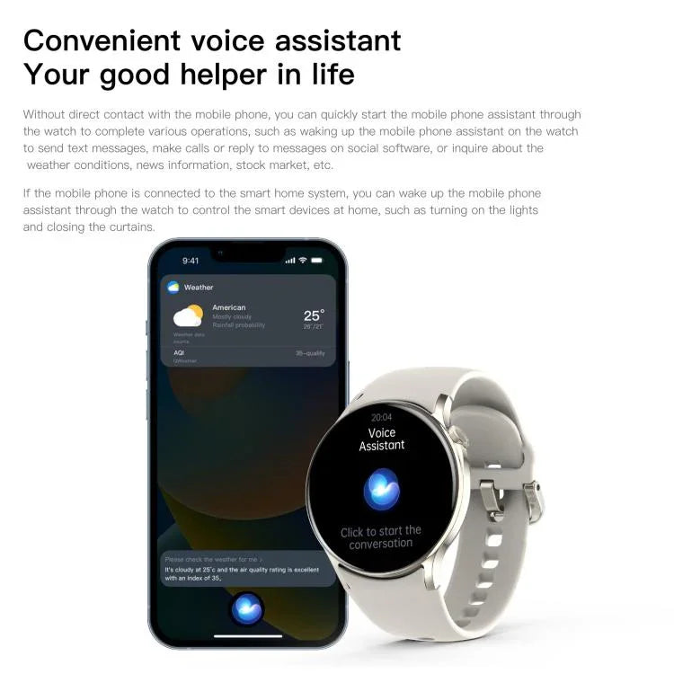 ساعة ذكية Sense 6 بشاشة AMOLED مقاس 1.43 بوصة، مقاومة للماء بمعيار IP68، تدعم مكالمات البلوتوث ومراقبة الصحة