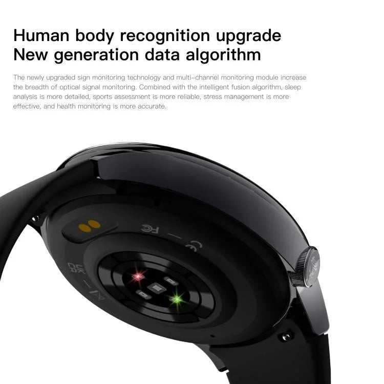ساعة ذكية Sense 6 بشاشة AMOLED مقاس 1.43 بوصة، مقاومة للماء بمعيار IP68، تدعم مكالمات البلوتوث ومراقبة الصحة