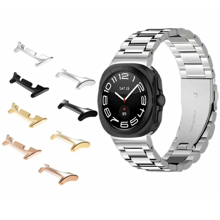 One Pair Metal Head Watch Band Connector, For Samsung Galaxy Watch Ultra 2025 20mm, For Samsung Galaxy Watch Ultra 2025 22mm