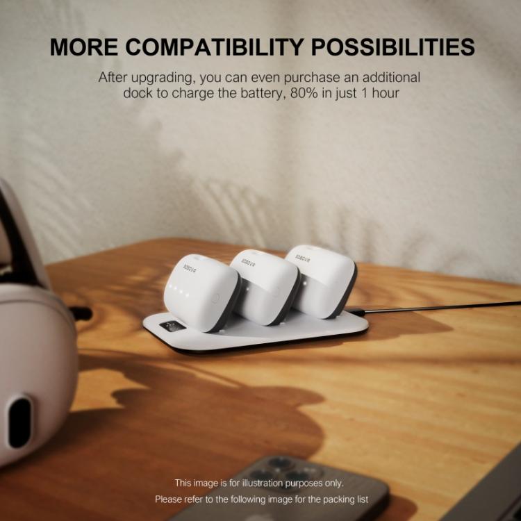 BOBOVR B100U لبطارية بديلة لحزام رأس VR BOBOVR M1 / M2 / M3، B100U