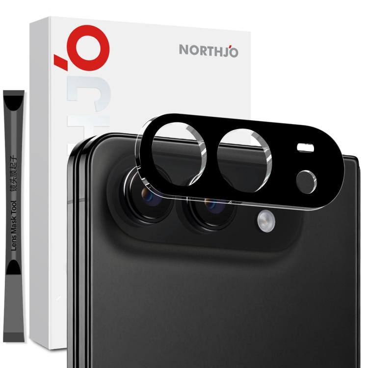 واقي عدسة كاميرا NORTHJO من زجاج مقسى ثلاثي الأبعاد عالي الدقة، لهواتف iPhone 17 Pro Max، iPhone 17 Pro، iPhone 17، iPhone Air