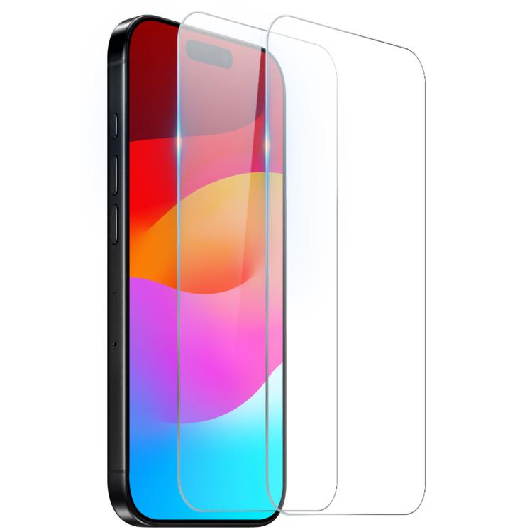 2 قطع من فيلم زجاج مقسى 0.3 مم 2.5D A++ من NORTHJO، لهواتف iPhone 17 Pro Max، iPhone 17 Pro، iPhone 17، iPhone Air
