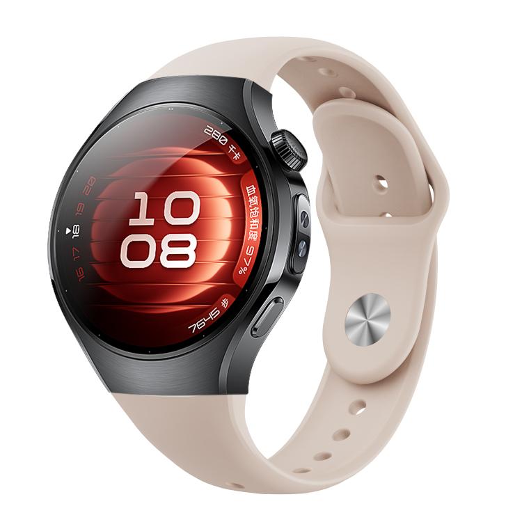 Reverse Buckle Silicone Watch Band, For Huawei Watch 5 42mm, For Huawei Watch 5 46mm