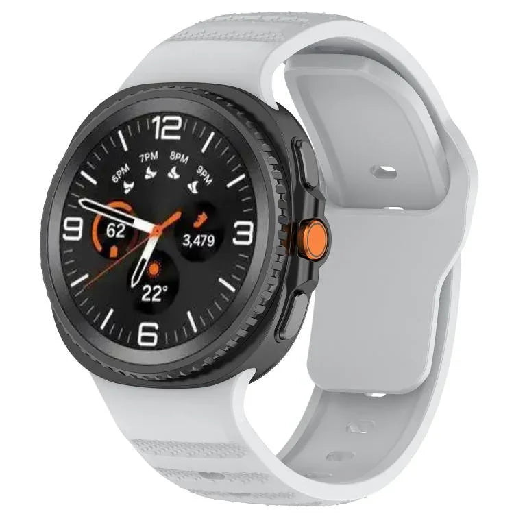سوار ساعة سيليكون بنمط نقاط مع إبزيم إطلاق، لساعات Samsung Galaxy Watch8 / Watch8 Classic