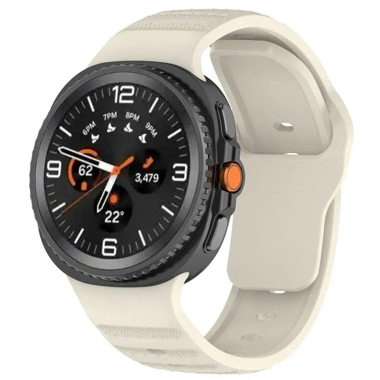 سوار ساعة سيليكون بنمط نقاط مع إبزيم إطلاق، لساعات Samsung Galaxy Watch8 / Watch8 Classic