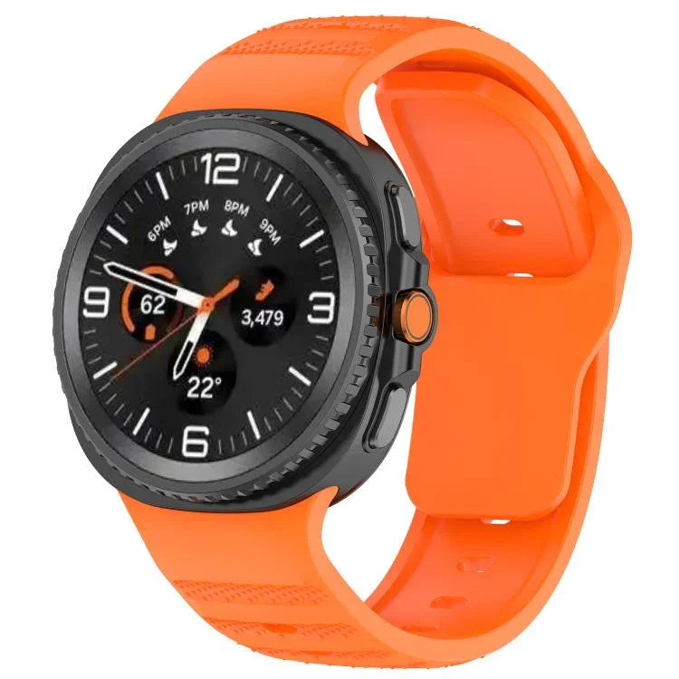 سوار ساعة سيليكون بنمط نقاط مع إبزيم إطلاق، لساعات Samsung Galaxy Watch8 / Watch8 Classic
