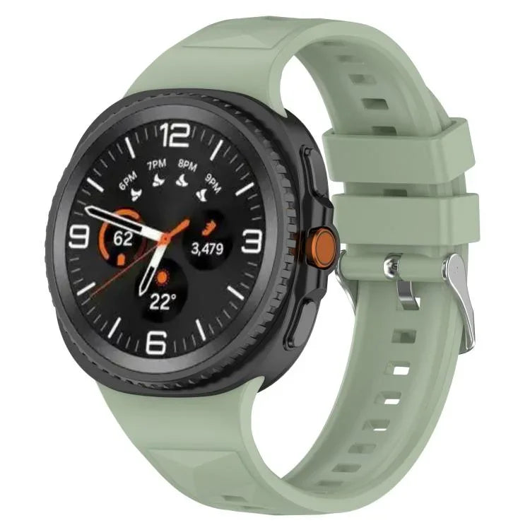 سوار ساعة سيليكون بنسيج بلوري جليدي، لساعات Samsung Galaxy Watch8 / Watch8 Classic