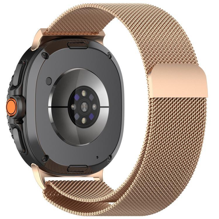 سوار ساعة معدني مغناطيسي بحلقة ميلانيزية، لساعات Samsung Galaxy Watch8 / Watch8 Classic