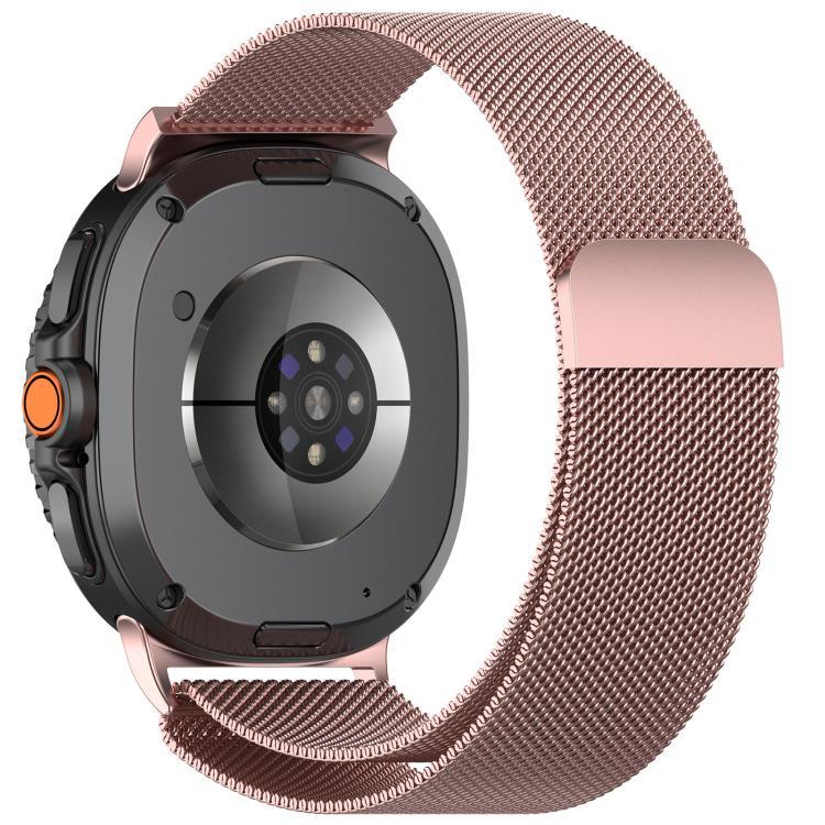سوار ساعة معدني مغناطيسي بحلقة ميلانيزية، لساعات Samsung Galaxy Watch8 / Watch8 Classic