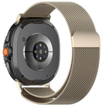سوار ساعة معدني مغناطيسي بحلقة ميلانيزية، لساعات Samsung Galaxy Watch8 / Watch8 Classic