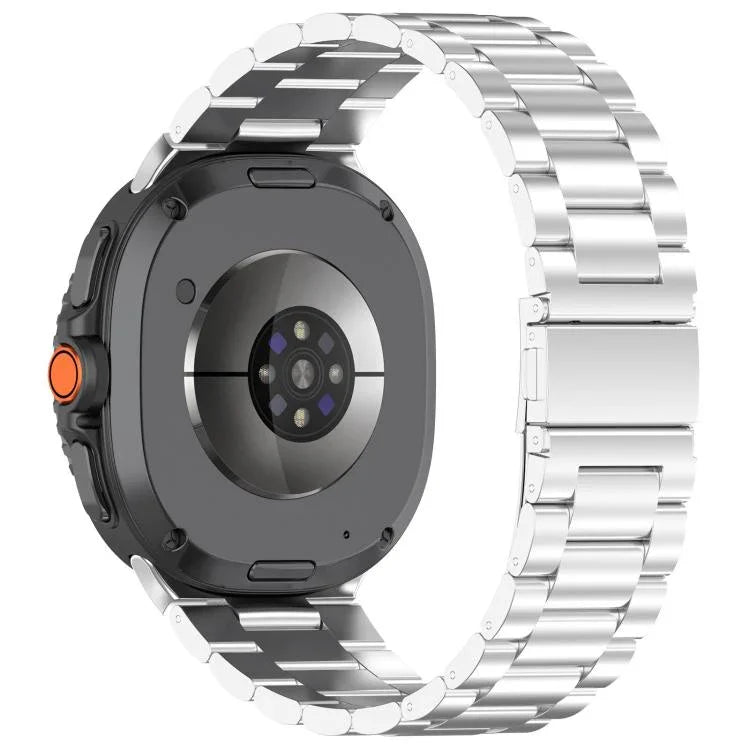 سوار ساعة رفيع بثلاث خرزات من الفولاذ المقاوم للصدأ، لساعات Samsung Galaxy Watch8 / Watch8 Classic