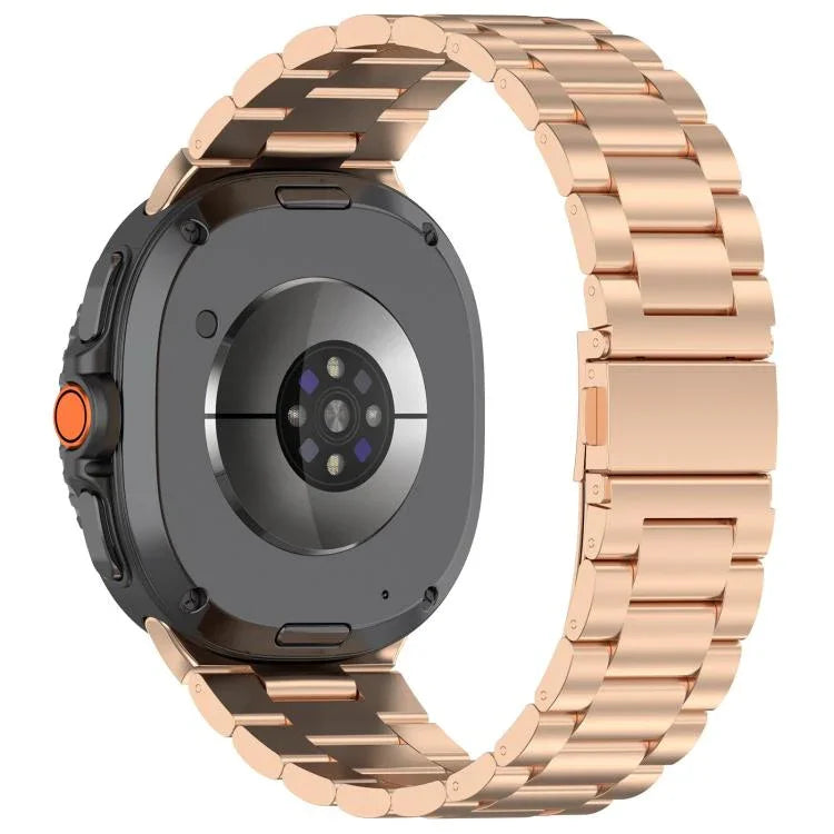 سوار ساعة رفيع بثلاث خرزات من الفولاذ المقاوم للصدأ، لساعات Samsung Galaxy Watch8 / Watch8 Classic