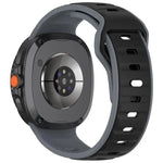 سوار ساعة سيليكون بلونين مع إبزيم عكسي، لساعات Samsung Galaxy Watch8 / Watch8 Classic