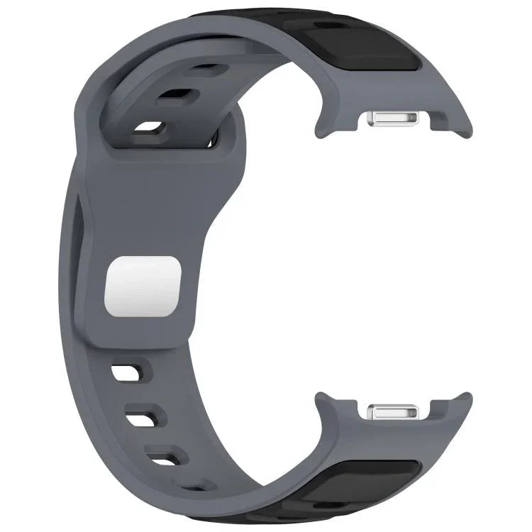 سوار ساعة سيليكون بلونين مع إبزيم عكسي، لساعات Samsung Galaxy Watch8 / Watch8 Classic