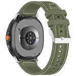 سوار ساعة سيليكون مضفر من النايلون الهجين، لساعات Samsung Galaxy Watch8 / Watch8 Classic