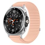 سوار ساعة من النايلون المنسوج مع واجهة معدنية وخطاف وحلقة، لساعات Samsung Galaxy Watch8 / Watch8 Classic