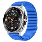 سوار ساعة من النايلون المنسوج مع واجهة معدنية وخطاف وحلقة، لساعات Samsung Galaxy Watch8 / Watch8 Classic