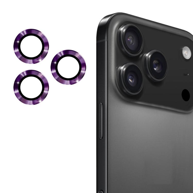 فيلم زجاج مقسى 9H لعدسة خلفية من سبائك الألمنيوم من ENKAY، لهواتف iPhone 17 Pro / 17 Pro Max، iPhone 17، iPhone Air