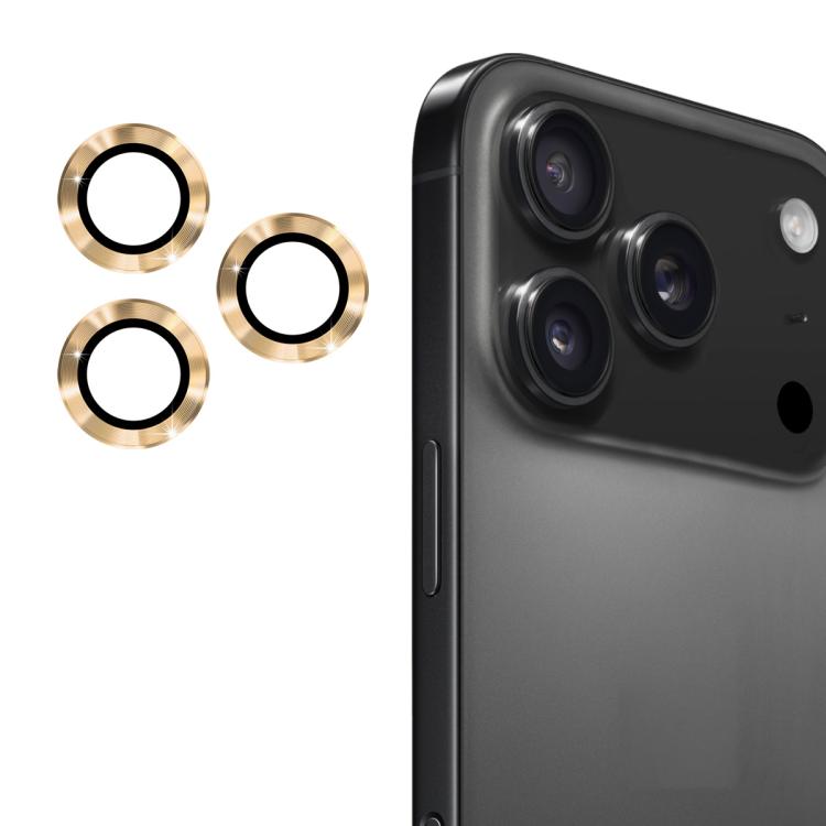فيلم زجاج مقسى 9H لعدسة خلفية من سبائك الألمنيوم من ENKAY، لهواتف iPhone 17 Pro / 17 Pro Max، iPhone 17، iPhone Air