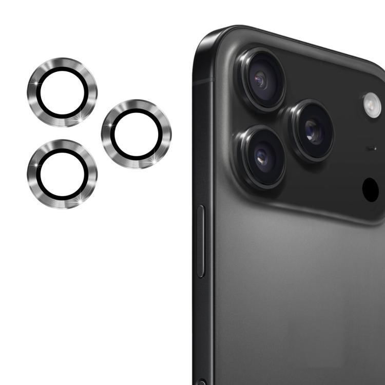 فيلم زجاج مقسى 9H لعدسة خلفية من سبائك الألمنيوم من ENKAY، لهواتف iPhone 17 Pro / 17 Pro Max، iPhone 17، iPhone Air