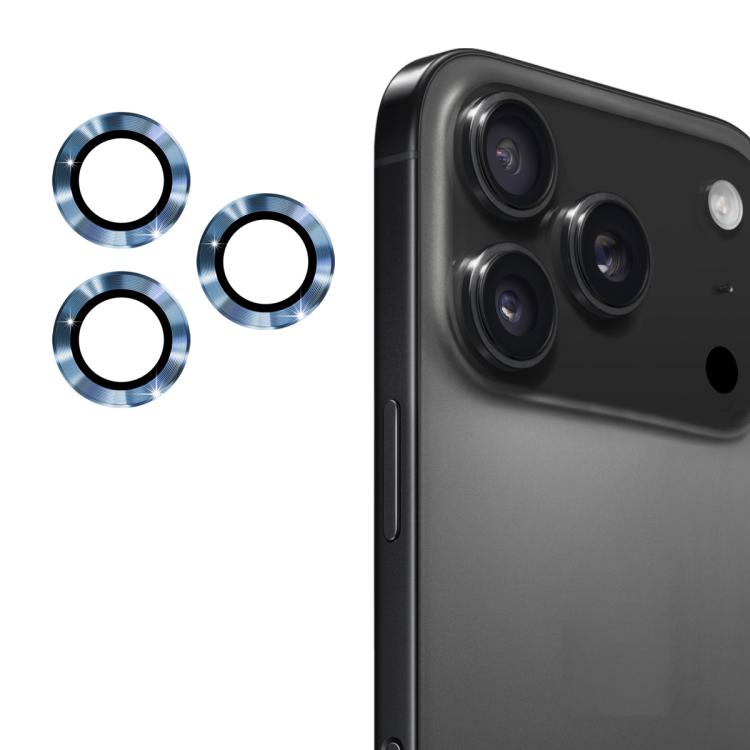 فيلم زجاج مقسى 9H لعدسة خلفية من سبائك الألمنيوم من ENKAY، لهواتف iPhone 17 Pro / 17 Pro Max، iPhone 17، iPhone Air