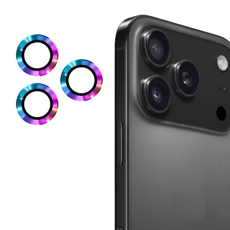 فيلم زجاج مقسى 9H لعدسة خلفية من سبائك الألمنيوم من ENKAY، لهواتف iPhone 17 Pro / 17 Pro Max، iPhone 17، iPhone Air